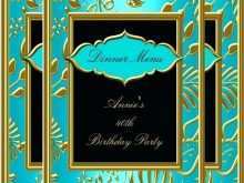 89 Visiting Menu Card Template Birthday With Stunning Design for Menu Card Template Birthday