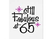 90 65Th Birthday Card Template in Word with 65Th Birthday Card Template