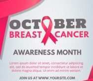 90 Adding Breast Cancer Fundraiser Flyer Templates For Free for Breast Cancer Fundraiser Flyer Templates