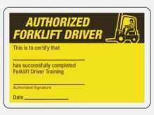 90 Adding Forklift Certification Card Template Xls Templates for Forklift Certification Card Template Xls