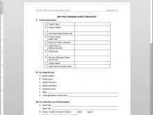 90 Adding Template For Audit Agenda Formating with Template For Audit Agenda