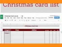 90 Best Christmas Card List Template Mac for Ms Word with Christmas Card List Template Mac
