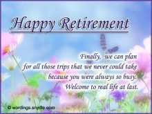 90 Best Greeting Card Template Retirement for Ms Word for Greeting Card Template Retirement