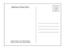 Postcard Template With Writing Lines