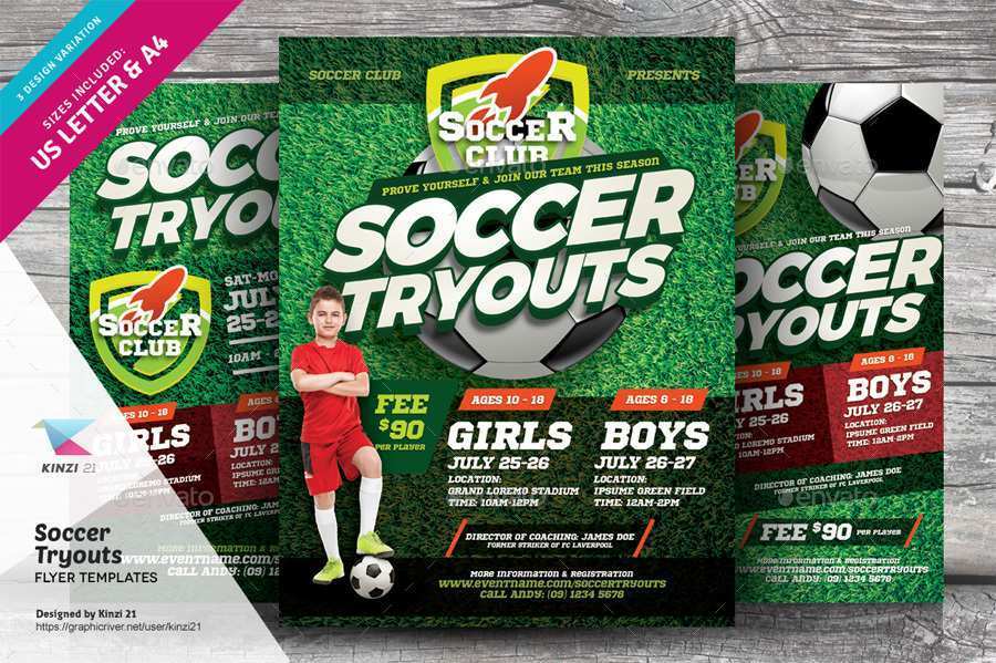 90 Create Soccer Flyer Template for Ms Word by Soccer Flyer Template