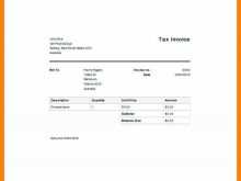 90 Create Tax Invoice Template For Word Photo by Tax Invoice Template For Word