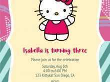 90 Creating Birthday Invitation Card Template Hello Kitty in Photoshop by Birthday Invitation Card Template Hello Kitty