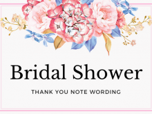 90 Creating Bridal Shower Thank You Card Templates Formating with Bridal Shower Thank You Card Templates