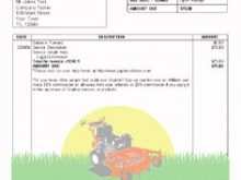 90 Creating Lawn Mowing Invoice Template With Stunning Design by Lawn Mowing Invoice Template