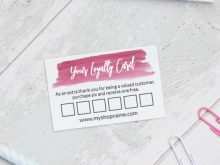 90 Creating Loyalty Card Printable Template Now for Loyalty Card Printable Template