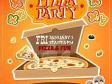 90 Creative Pizza Party Flyer Template Photo for Pizza Party Flyer Template