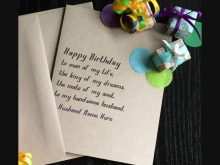 90 Customize Birthday Card Template Husband Now by Birthday Card Template Husband