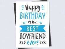 90 Customize Happy Birthday Boyfriend Card Template Templates for Happy Birthday Boyfriend Card Template
