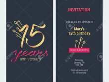 90 Customize Our Free 15 Birthday Card Template in Photoshop by 15 Birthday Card Template