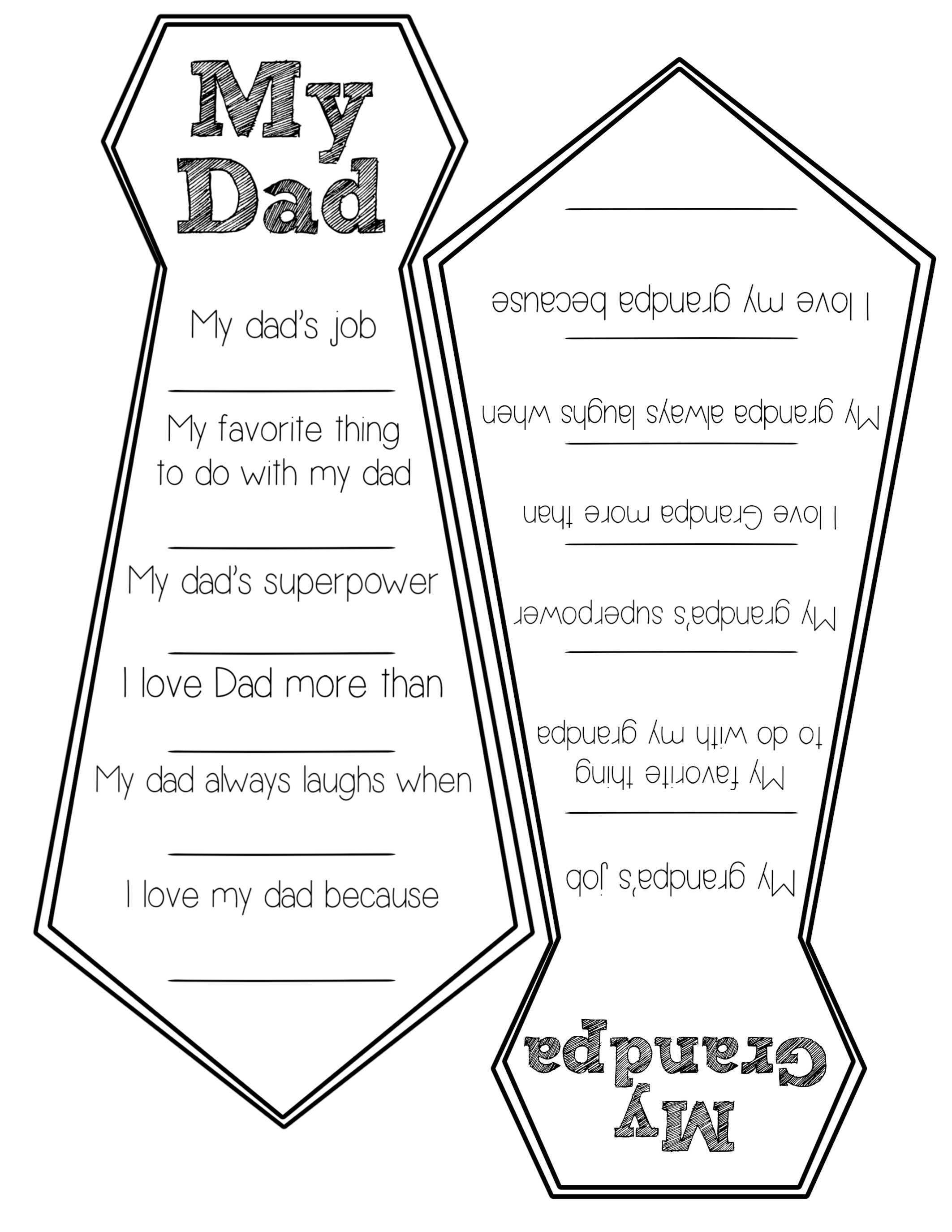 90 Customize Our Free Father S Day Necktie Card Template Layouts with Father S Day Necktie Card Template