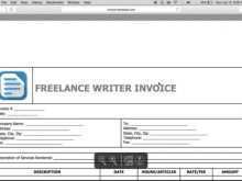 90 Customize Our Free Freelance Writer Invoice Template Uk Maker with Freelance Writer Invoice Template Uk