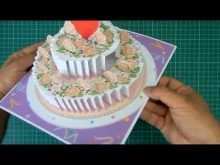 Pop Up Birthday Card Tutorial Youtube