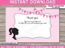 90 Customize Our Free Thank You Card Template Birthday Photo for Thank You Card Template Birthday