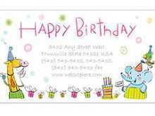 90 Format Happy Birthday Business Card Template Now for Happy Birthday Business Card Template