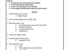 90 Free Unit Meeting Agenda Template for Ms Word for Unit Meeting Agenda Template