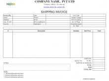 90 How To Create Invoice Shipping Template Download for Invoice Shipping Template