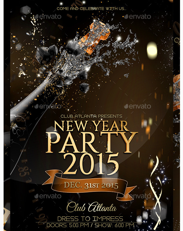 90 How To Create New Year Party Free Psd Flyer Template Formating by New Year Party Free Psd Flyer Template