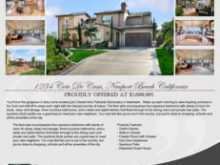 Sample Real Estate Flyer Templates