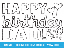 90 Online Birthday Card Template For Dad Maker for Birthday Card Template For Dad