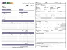 90 Online Hvac Company Invoice Template in Photoshop by Hvac Company Invoice Template