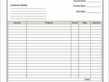 90 Printable Blank Contractor Invoice Template Formating for Blank Contractor Invoice Template