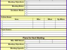 90 Printable Meeting Agenda Template With Action Items Excel for Ms Word with Meeting Agenda Template With Action Items Excel