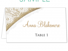 90 Printable Place Card Template Free Online With Stunning Design for Place Card Template Free Online