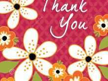 Vintage Thank You Card Template