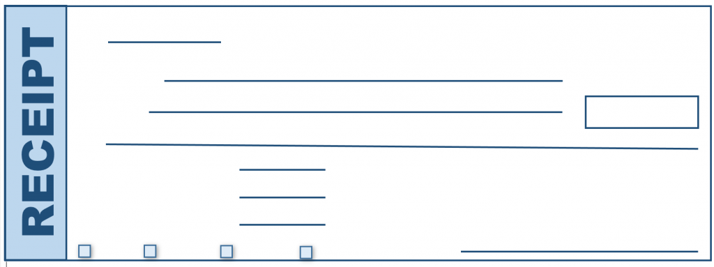 90 report blank receipt book template templates by blank