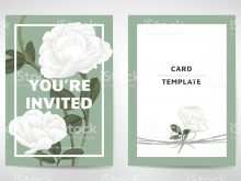 90 Report Invitation Card Template Nature in Word for Invitation Card Template Nature