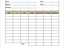 90 Report Time Card Template In Excel in Word by Time Card Template In Excel