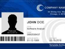 90 Security Guard Id Card Template For Free with Security Guard Id Card Template