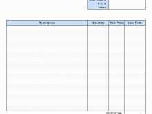 Consultant Hourly Invoice Template