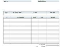 90 Standard Printable Contractor Invoice Template Formating for Printable Contractor Invoice Template