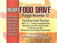 Free Can Food Drive Flyer Template