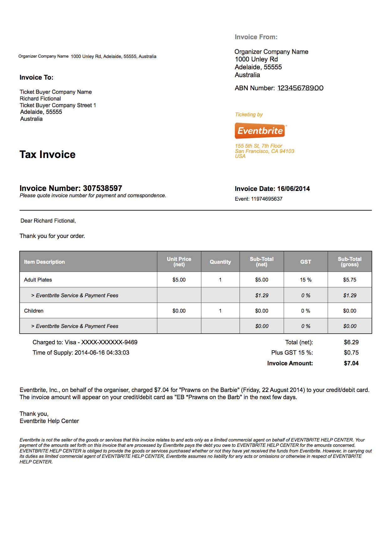 View Non Gst Invoice Template Nz Background