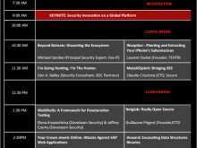 2 Day Conference Agenda Template