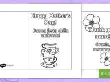 Mother’S Day Card Templates To Color