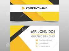 91 Best Yellow Name Card Template For Free with Yellow Name Card Template