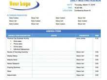 91 Blank 2 Day Meeting Agenda Template Formating with 2 Day Meeting Agenda Template
