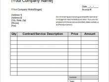 91 Blank Consulting Contract Invoice Template Photo with Consulting Contract Invoice Template