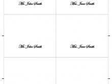 91 Blank Free Place Card Template 4 Per Sheet in Word by Free Place Card Template 4 Per Sheet