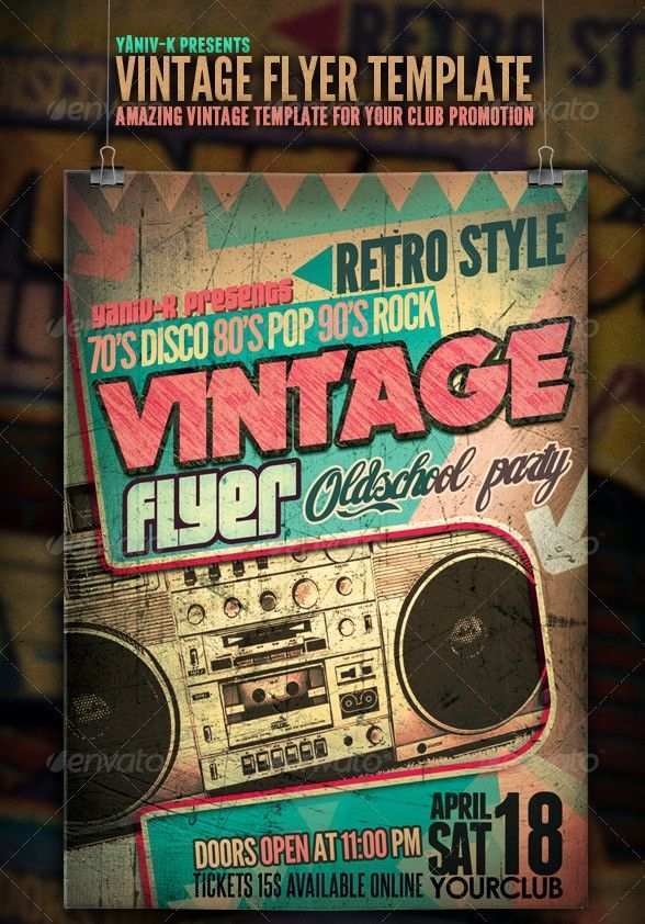 91 Blank Retro Flyer Template Free in Word with Retro Flyer Template Free