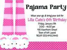 91 Create Pajama Party Flyer Template Download with Pajama Party Flyer Template
