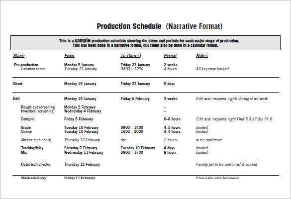 91 Creative Conference Production Schedule Template Maker for Conference Production Schedule Template